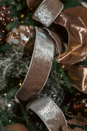 Silver Velvet Luster Ribbon
