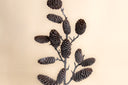 Iced Brown Pinecone Spray