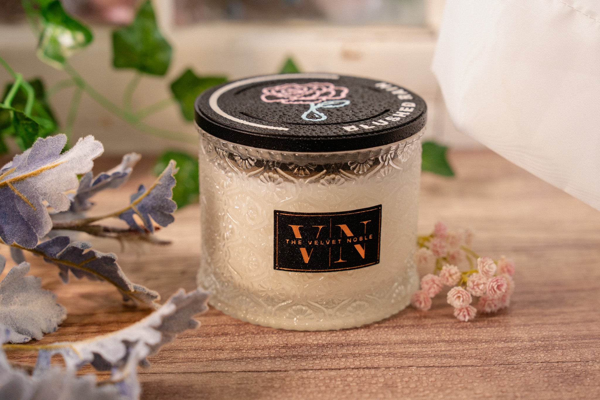 Blushed Rain - 2 Wick Candle