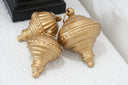 Golden Finial Ornament Set