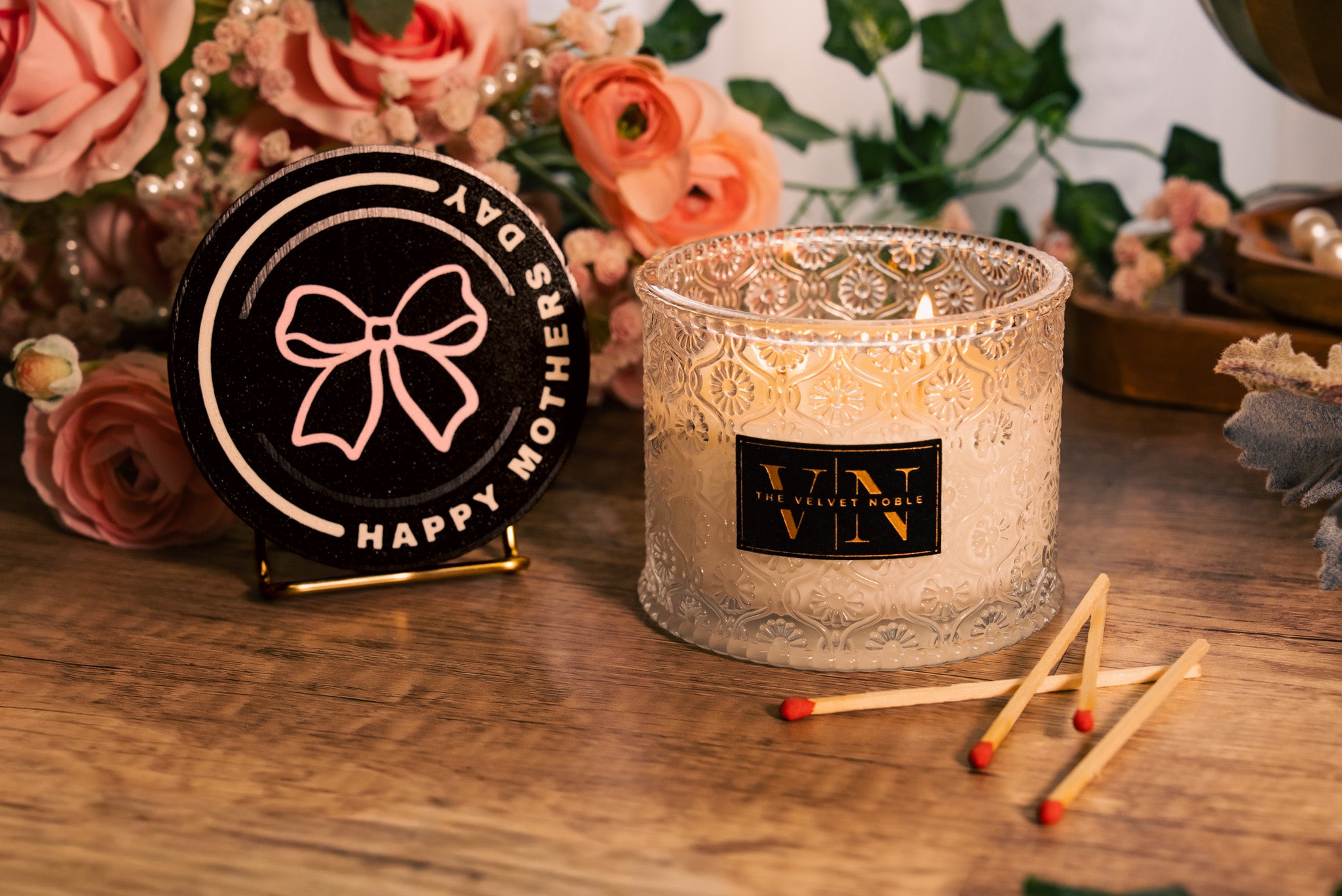 Mother's Day Candle Lid