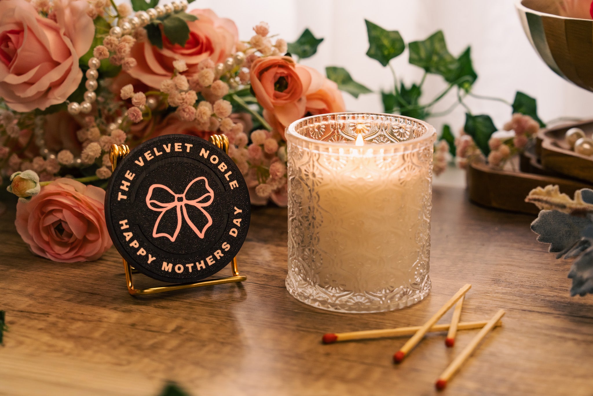 Mother's Day Candle Lid