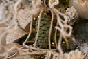 Rustic Metal Bell Ornament - Small
