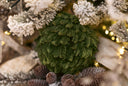 Green Petal Leaf Ball Ornament