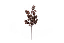 Glittered Brown Leaf Spray