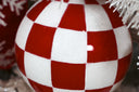 Peppermint Checker Ornament