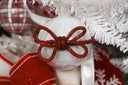 Opaline Diamond Bow Ornament