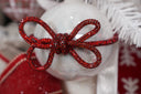 Opaline Diamond Bow Ornament