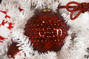 Hobnail Ruby Ornament