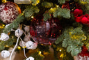 Transparent Red Stripe Ornament