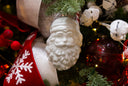 Snow White Santa Head Ornament