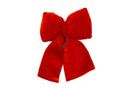 Velvet Plush Bow - Red