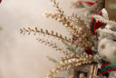 Champagne Glittered Stem with Mini Teardrop Leaves