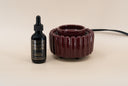 Petite Burgundy Warmer with Fan
