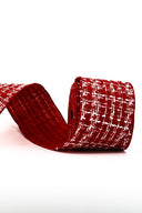 Peppermint Boucle Ribbon