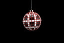 Glittered Grid Ornament