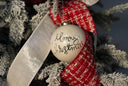 Merry Christmas White Ornament
