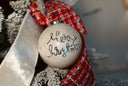Merry Christmas White Ornament