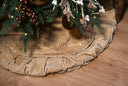 Plush Tan Velvet Tree Skirt