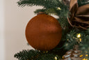 Bronze Flocked Ornament