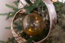 Amber Glass Ornament Set