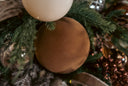 Chestnut Flocked Ornament