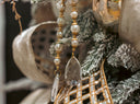 Crystal & Pearl Drape Ornament