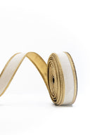 Wired Gold Edge Ribbon