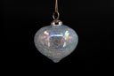 Iridescent Crackle Glass Ornament Set