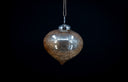 Gold Crackle Glass Ornament Set