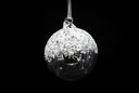 Snowy Glass Ornament