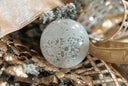 White Bubble Glass Ornament