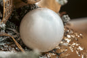 Glossy White Ornament