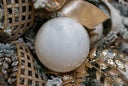 Glossy White Ornament