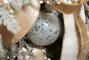 White Bubble Glass Ornament