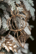 Glittered Gold Finial Ornament