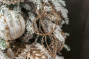 Glittered Gold Finial Ornament
