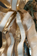 Wired Gold Edge Ribbon