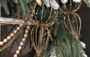 Glittered Gold Finial Ornament