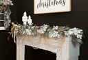 Iced Norfolk Pine Garland