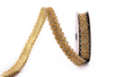 Glam Jewel Bead Chevron Ribbon 1"x5yds