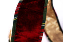 Red Velvet, Metallic, & Plaid Trim Ribbon