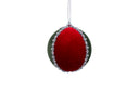 Diamond Velvet Ball Ornament