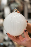 Lined Arctic White Ornament