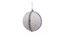 Diamond Yarn Ball Ornament - White