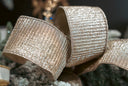 Champagne Ribbed Ribbon
