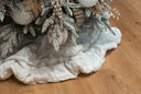 Plush White Velvet Tree Skirt