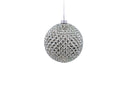 Sage Green Mercury Glass Hobnail Ornament