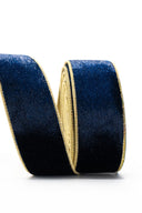 Royal Blue Gold Edged Ribbon