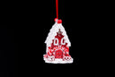 Red and White Handcrafted Houses